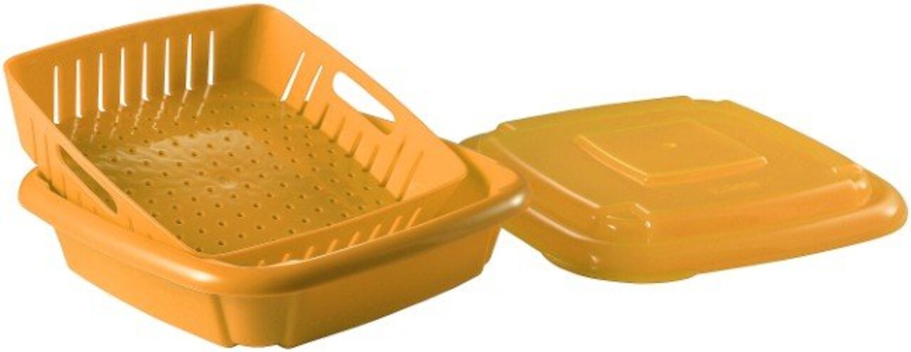 Hutzler 3-in-1 Bitty Box Berry Keeper, Berry Colander & Saver Container, 9oz / 1 Cup Capacity